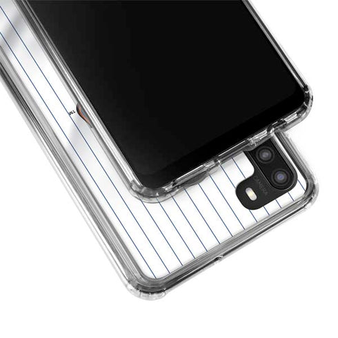 MLB New York Mets Home Jersey Galaxy A21 Clear Case