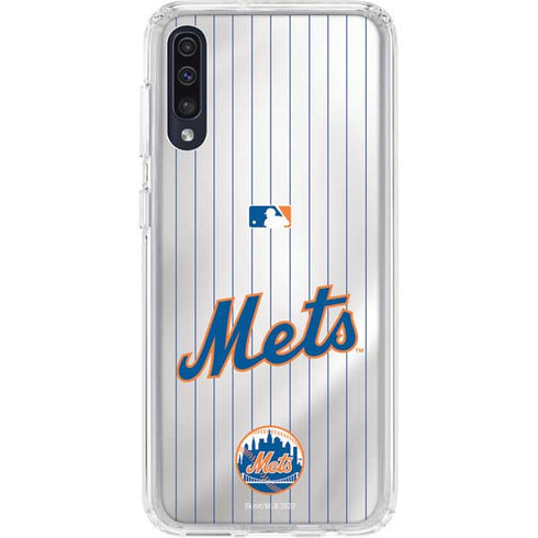 MLB New York Mets Home Jersey Galaxy A50 Clear Case
