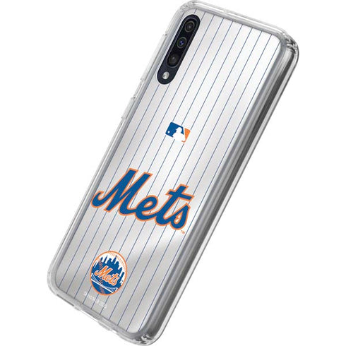 MLB New York Mets Home Jersey Galaxy A50 Clear Case