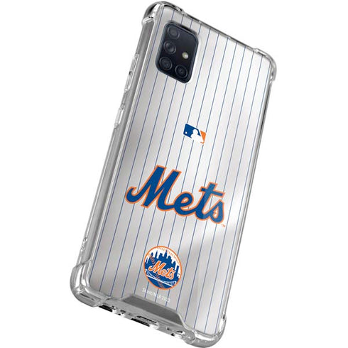 MLB New York Mets Home Jersey Galaxy A51 5G Clear Case