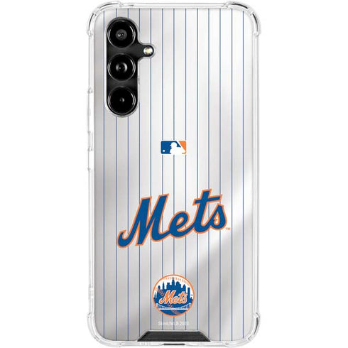 MLB New York Mets Home Jersey Galaxy A54 5G Clear Case