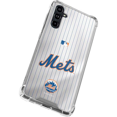 MLB New York Mets Home Jersey Galaxy A54 5G Clear Case