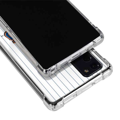 MLB New York Mets Home Jersey Galaxy Note20 5G Clear Case