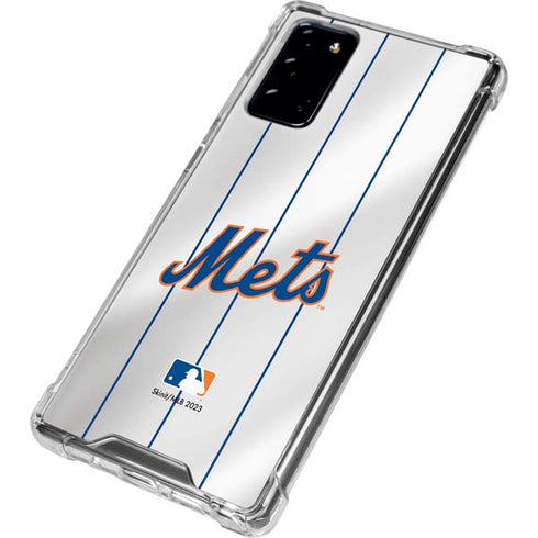 MLB New York Mets Home Jersey Galaxy Note20 5G Clear Case