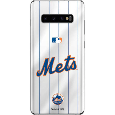 MLB New York Mets Home Jersey Galaxy S10 Plus Skin