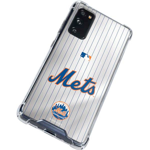 MLB New York Mets Home Jersey Galaxy S20 FE Clear Case