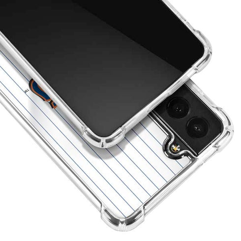 MLB New York Mets Home Jersey Galaxy S21 FE Clear Case