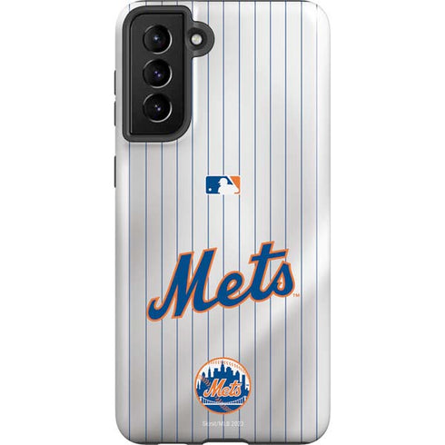 MLB New York Mets Home Jersey Galaxy S21 FE Pro Case