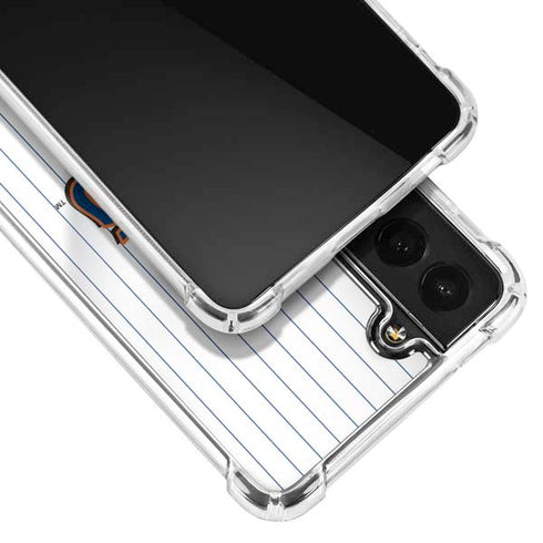 MLB New York Mets Home Jersey Galaxy S21 Plus 5G Clear Case