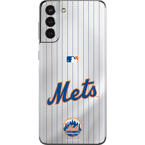 MLB New York Mets Home Jersey Galaxy S21 Plus 5G Skin
