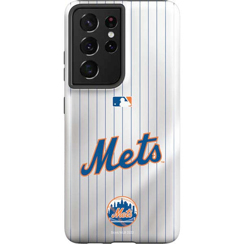 MLB New York Mets Home Jersey Galaxy S21 Ultra 5G Pro Case