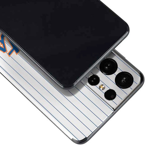 MLB New York Mets Home Jersey Galaxy S21 Ultra 5G Skin