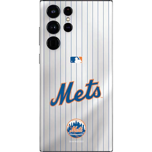 MLB New York Mets Home Jersey Galaxy S22 Ultra Skin