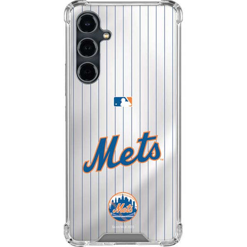 MLB New York Mets Home Jersey Galaxy S23 FE Clear Case