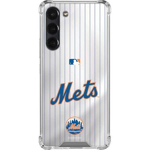MLB New York Mets Home Jersey Galaxy S23 Plus Clear Case
