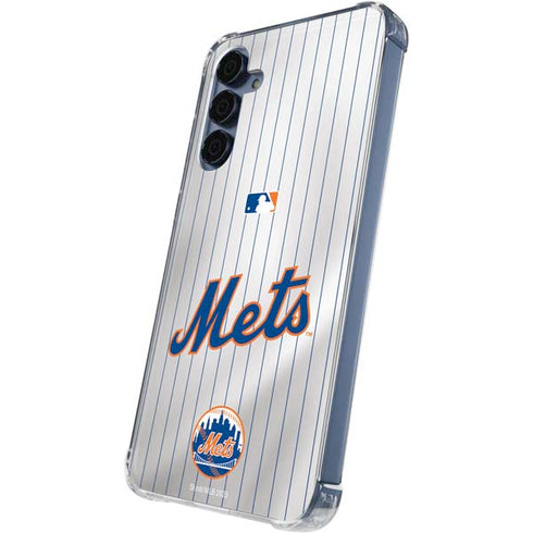 MLB New York Mets Home Jersey Galaxy S24 Clear Case