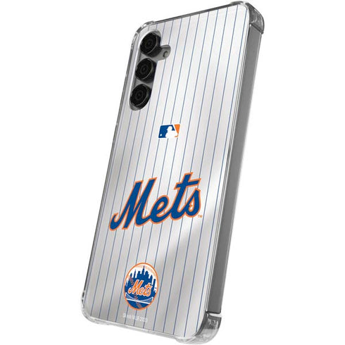 MLB New York Mets Home Jersey Galaxy S24 Plus Clear Case