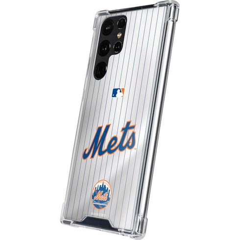 MLB New York Mets Home Jersey Galaxy S24 Ultra Clear Case