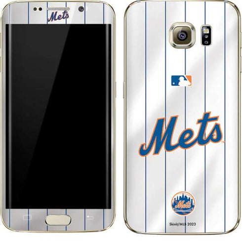 MLB New York Mets Home Jersey Galaxy S7 Edge Skin