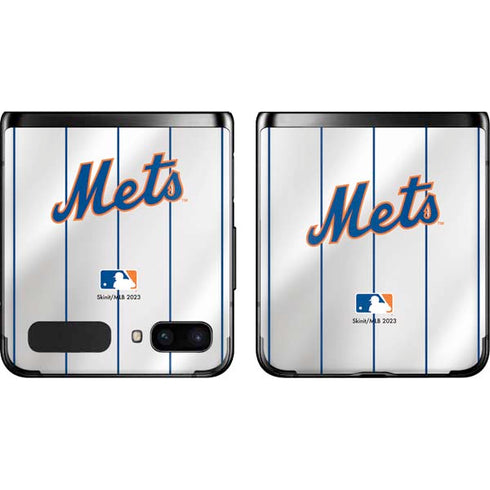 MLB New York Mets Home Jersey Galaxy Z Flip Skin