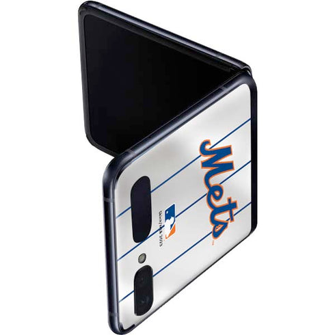 MLB New York Mets Home Jersey Galaxy Z Flip Skin