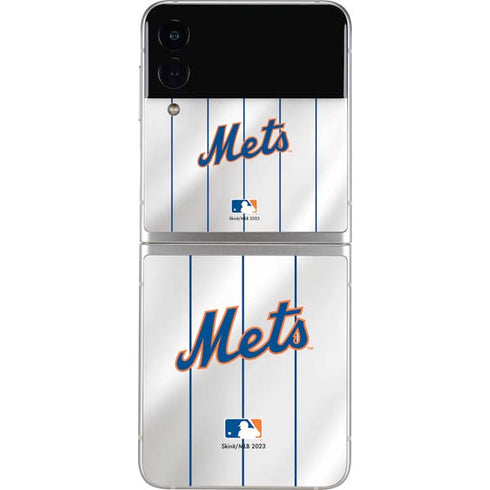 MLB New York Mets Home Jersey Galaxy Z Flip3 5G Skin