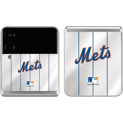 MLB New York Mets Home Jersey Galaxy Z Flip4 5G Skin