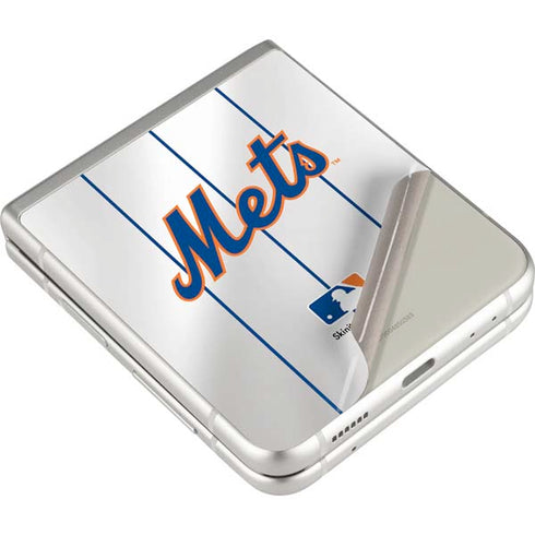 MLB New York Mets Home Jersey Galaxy Z Flip4 5G Skin