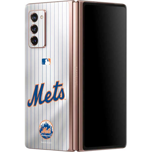 MLB New York Mets Home Jersey Galaxy Z Fold2 5G Skin