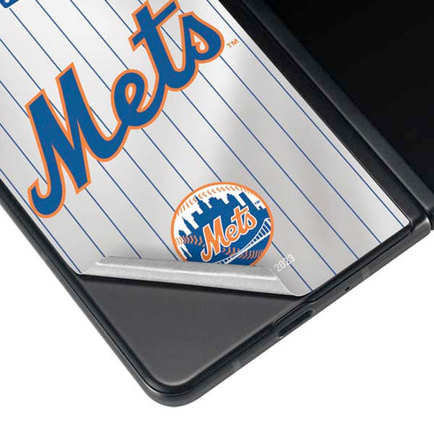 MLB New York Mets Home Jersey Galaxy Z Fold3 5G Skin