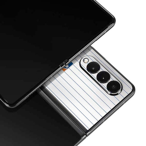 MLB New York Mets Home Jersey Galaxy Z Fold3 5G Skin