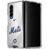 MLB New York Mets Home Jersey Galaxy Z Fold4 5G Clear Case