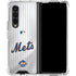 MLB New York Mets Home Jersey Galaxy Z Fold4 5G Clear Case