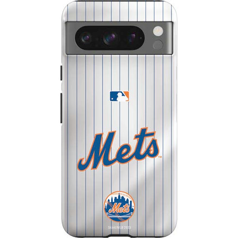 MLB New York Mets Home Jersey Google Pixel 8 Pro Impact Case