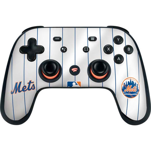 MLB New York Mets Home Jersey Google Stadia Controller Skin