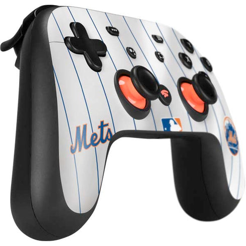 MLB New York Mets Home Jersey Google Stadia Controller Skin
