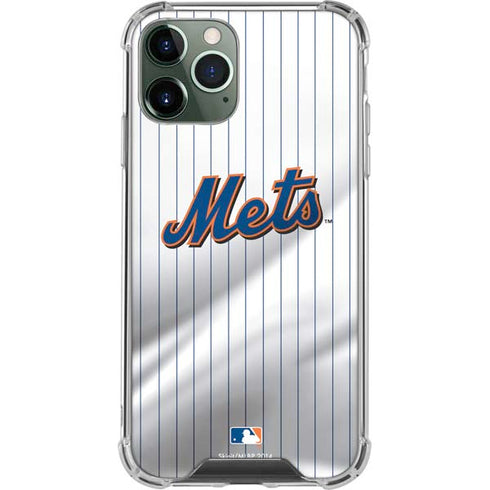 MLB New York Mets Home Jersey iPhone 11 Pro Max Clear Case