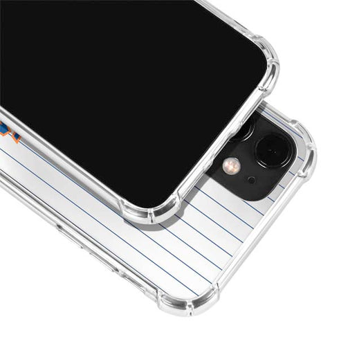 MLB New York Mets Home Jersey iPhone 12 Clear Case