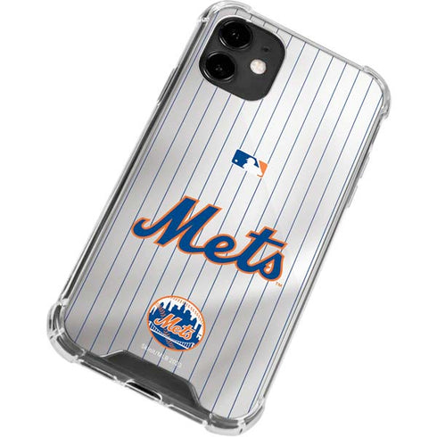 MLB New York Mets Home Jersey iPhone 12 Mini Clear Case