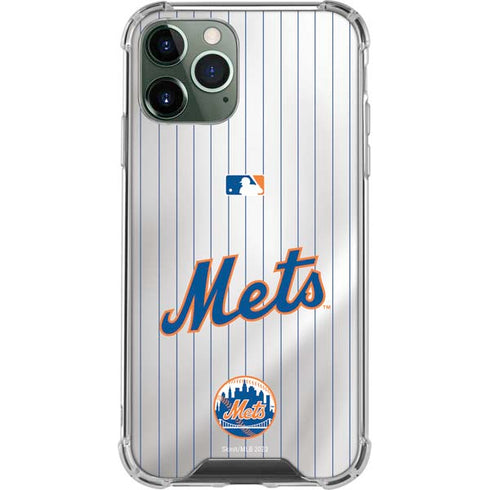 MLB New York Mets Home Jersey iPhone 12 Pro Clear Case