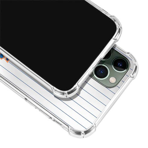 MLB New York Mets Home Jersey iPhone 12 Pro Clear Case