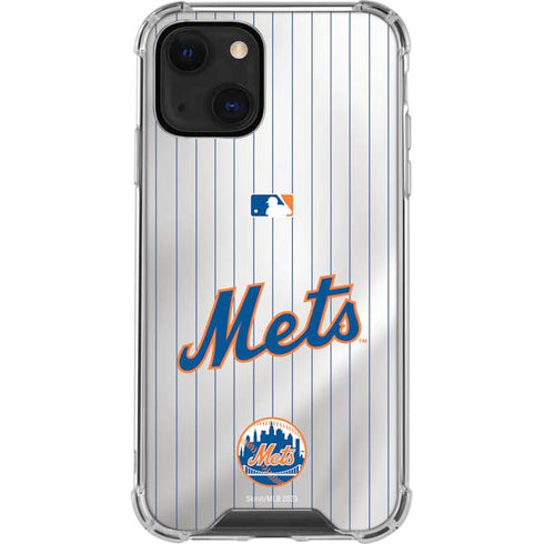 MLB New York Mets Home Jersey iPhone 13 Mini Clear Case
