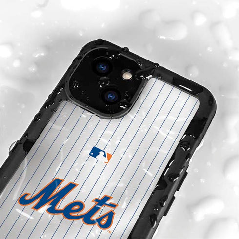 MLB New York Mets Home Jersey iPhone 13 Mini Waterproof Case