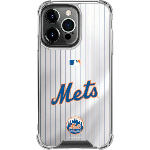 MLB New York Mets Home Jersey iPhone 13 Pro Clear Case