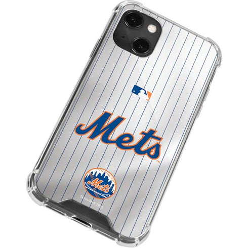 MLB New York Mets Home Jersey iPhone 15 Plus Clear Case
