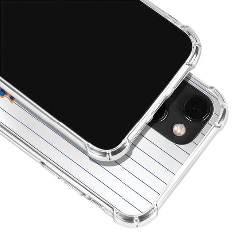 MLB New York Mets Home Jersey iPhone 14 Plus Clear Case