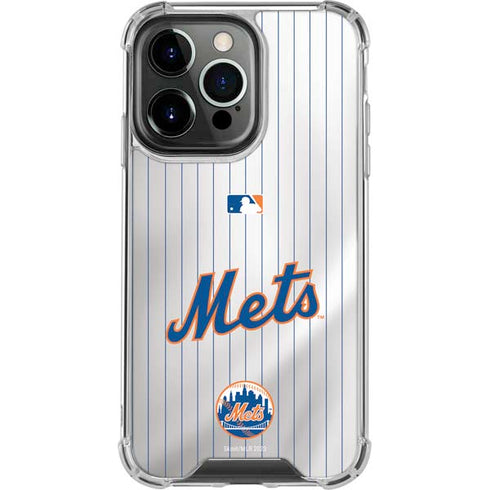 MLB New York Mets Home Jersey iPhone 14 Pro Clear Case