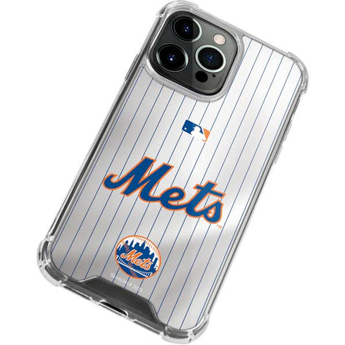 MLB New York Mets Home Jersey iPhone 14 Pro Clear Case