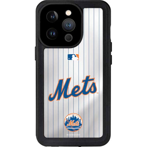 MLB New York Mets Home Jersey iPhone 14 Pro Waterproof Case