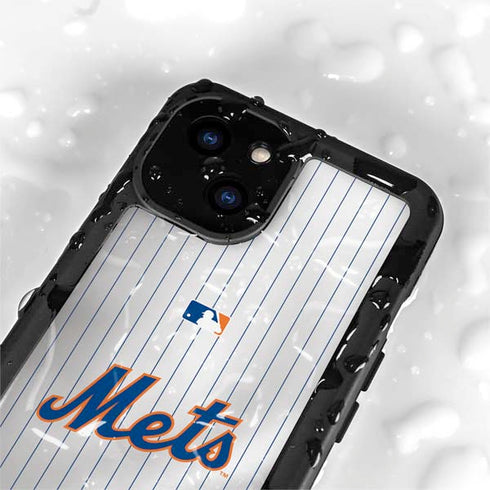 MLB New York Mets Home Jersey iPhone 15 Plus Waterproof Case